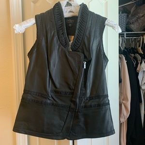 KDash by Kardashian Leather Vest—NWT!!!